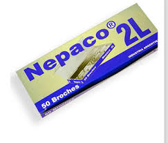 (20033) BROCHE NEPACO METAL X 50 2L - ARTICULOS DE OFICINA Y PAPELERIA - BROCHES / CLIPS / ALFILERES