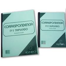 (227) CUADERNO CORRESPONDENCIA TRIP N2 - CARPETAS Y LIBROS COMERCIALES - LIBROS COMERCIALES