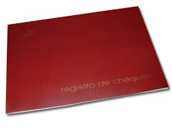 (2299) REGISTRO DE CHEQUES T/F 33X22 48FOL - CARPETAS Y LIBROS COMERCIALES - LIBROS COMERCIALES