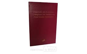 (2330) LIBRO ASISTENCIA A ASAMBL T/D 100 P - CARPETAS Y LIBROS COMERCIALES - LIBROS COMERCIALES