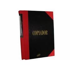 (2636-1000) LIBRO COPIADOR 26X36 T/D 1000 PAG - CARPETAS Y LIBROS COMERCIALES - LIBROS COMERCIALES