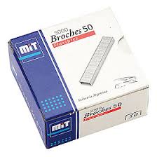 (BROCHE505) BROCHE MIT N50 X 5000 - ARTICULOS DE OFICINA Y PAPELERIA - BROCHES / CLIPS / ALFILERES