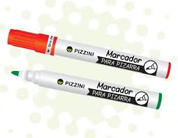 (1150RO) MARCADOR PIZARRA PIZZINI ROJO - ARTICULOS ESCOLARES - MARCADORES / MICROFIBRAS