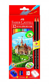 (120112-1T) LAPICES FABER COLOR X 12 - ARTICULOS ESCOLARES - LAPICES DE COLORES