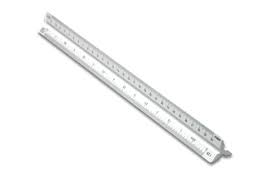 (170-1) ESCALIMETRO PIZZINI TRIANGULAR 30CM - DIBUJO TECNICO - ESCUADRAS / REGLAS / ACCESORIOS