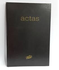 (2224-A) LIBRO ACTAS CORONA 2 MANOS 22X32 TN - CARPETAS Y LIBROS COMERCIALES - LIBROS COMERCIALES