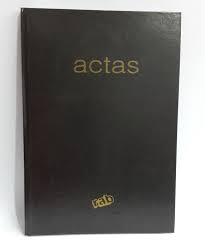 (2224-A) LIBRO ACTAS CORONA 2 MANOS 22X32 TN - CARPETAS Y LIBROS COMERCIALES - LIBROS COMERCIALES