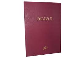 (2224) LIBRO ACTAS CORONA 2 MANOS 22X32 - CARPETAS Y LIBROS COMERCIALES - LIBROS COMERCIALES