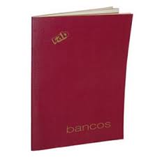 (2305) LIBRO BANCO T/F CTA.CTE 40 PAG CHIC - CARPETAS Y LIBROS COMERCIALES - LIBROS COMERCIALES