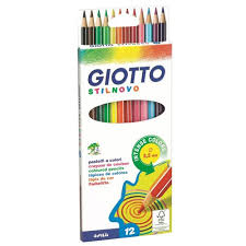 (256500ES) LAPICES GIOTTO STILNOVO 12 COLORES - ARTICULOS ESCOLARES - LAPICES DE COLORES