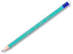 (2G) LAPIZ BIC HB HEXAGONAL C/GOMA - ARTICULOS ESCOLARES - LAPICES DE GRAFITO