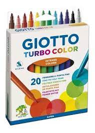 (40200) FIBRAS GIOTTO TURBO COLOR X20 - ARTICULOS ESCOLARES - FIBRAS