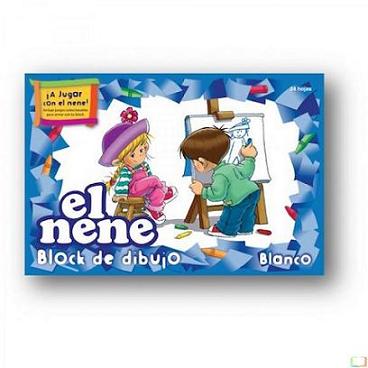 (BLKNENE5BL) BLOCK DIBUJO NENE N5 BCO X 24HS - ARTICULOS ESCOLARES - ACCESORIOS PARA MANUALIDADES