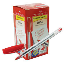 (BOLTRI50RJ) BOLIGRAFO FABER  TRILUX X50 ROJO - ESCRITURA - BOLIGRAFOS