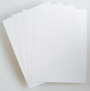 (CB) CARTULINA BLANCA X 10 UNID - ARTICULOS ESCOLARES - ACCESORIOS PARA MANUALIDADES