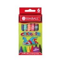 (CRYX6) CRAYONES SIMBALL JUMBO X 6 - ARTICULOS ESCOLARES - ACCESORIOS PARA MANUALIDADES