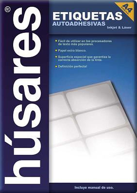 (H34233) ETIQ A4X25 TROQ HUSA 33 7.00X2.54 - RESMAS / FORMULARIOS / ETIQUETAS - ETIQUETAS COMERCIALES