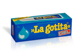 (LAGOTGEL) LA GOTITA GEL 3GRS - ARTICULOS DE OFICINA Y PAPELERIA - ADHESIVOS DE CONTACTO