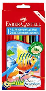 (LAPCOACX12) LAPICES FABER COLOR ACUARELA X 12 - ARTICULOS ESCOLARES - LAPICES DE COLORES