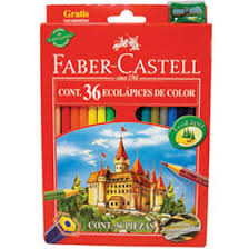 (LAPICOX36) LAPICES FABER COLOR X 36+1 SACAPUNT - ARTICULOS ESCOLARES - LAPICES DE COLORES