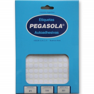 (P3001) PEGASOLA -CONSULTAR MODELO- - RESMAS / FORMULARIOS / ETIQUETAS - ETIQUETAS COMERCIALES