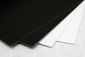 (PASPART35) CARTON PASS PARTOUT 35X50 NEGRO - ARTISTICA - CARTON / MADERA / MAQUETAS