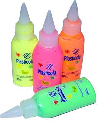 (PF) PLASTICOLA FLUO - ARTICULOS ESCOLARES - ACCESORIOS PARA MANUALIDADES