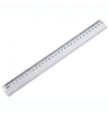 (R30P) REGLA 30CM CRISTAL - ARTICULOS ESCOLARES - VARIOS ESCOLARES