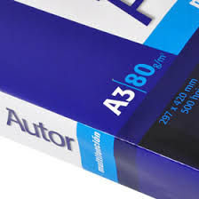 (RSM804) RESMA AUTOR A3 80GR 29.7X42CM X UN - RESMAS / FORMULARIOS / ETIQUETAS - RES