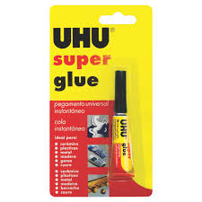(U42400) ADHESIVO UHU SUPER GLUE 3 GRS - ARTICULOS DE OFICINA Y PAPELERIA - ADHESIVOS DE CONTACTO