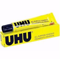 (U42425) ADHESIVO UNIVERSAL UHU X 20ML - ARTICULOS DE OFICINA Y PAPELERIA - ADHESIVOS DE CONTACTO